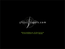 Tablet Screenshot of ghosttigers.com